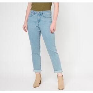 NYDJ Jeans Women’s PETITE Size 8P‎ Margot Girlfriend Jeans Kingston Retail $118